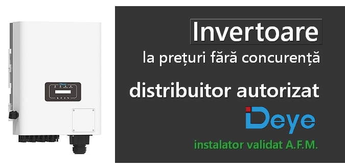 instalator validat AFM - distribuitor autorizat DEYE